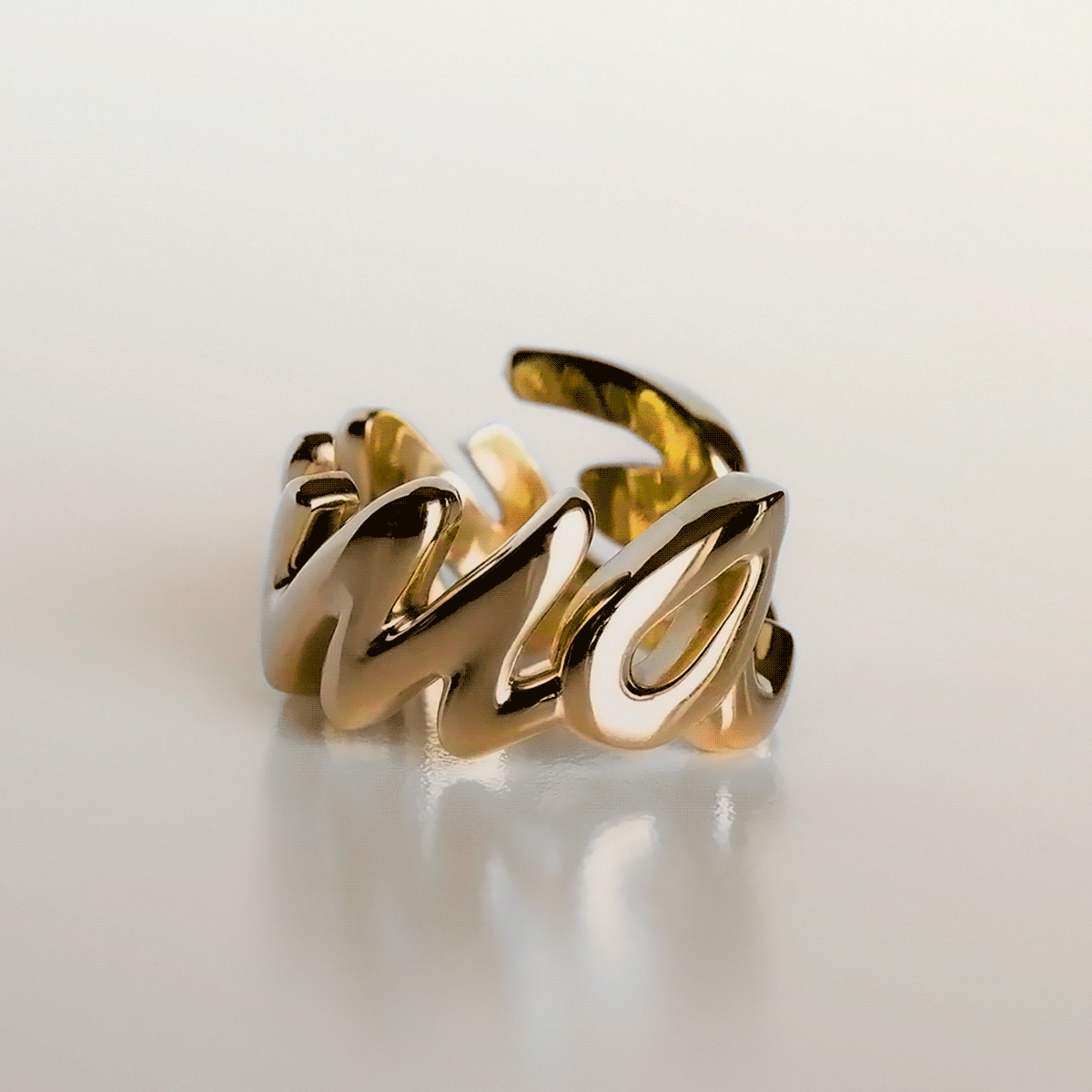 GOLD VERMEIL PERSONALIZED NAME RING1