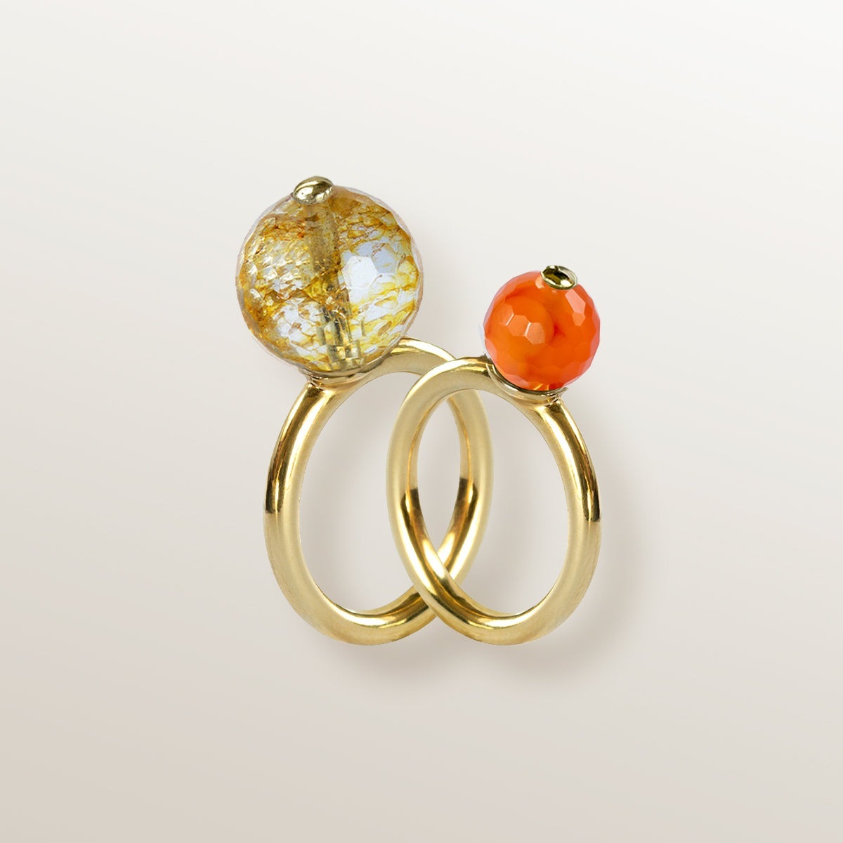 PACK 2 ANILLOS CALABAZA SILVIA