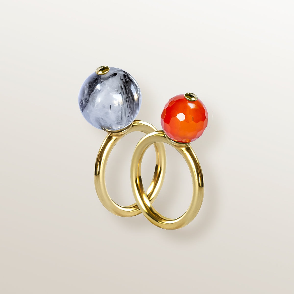 PACK OF 2 PUMPKIN RINGS MARIA - CALABAZA