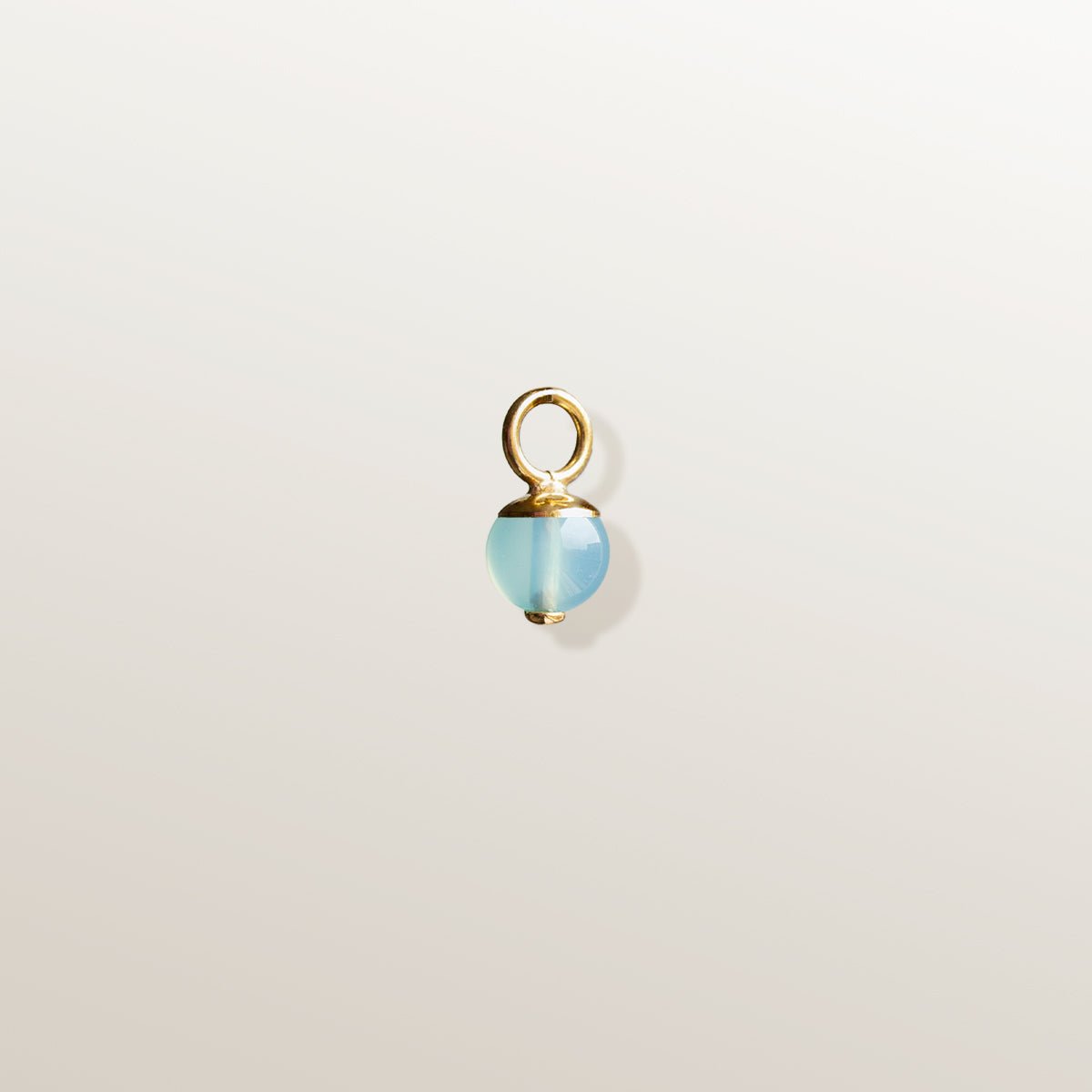 CHARM CALABAZA CÍRCULO MÁGICO - Ágata Azul 10 mm - Victoria de la Calva