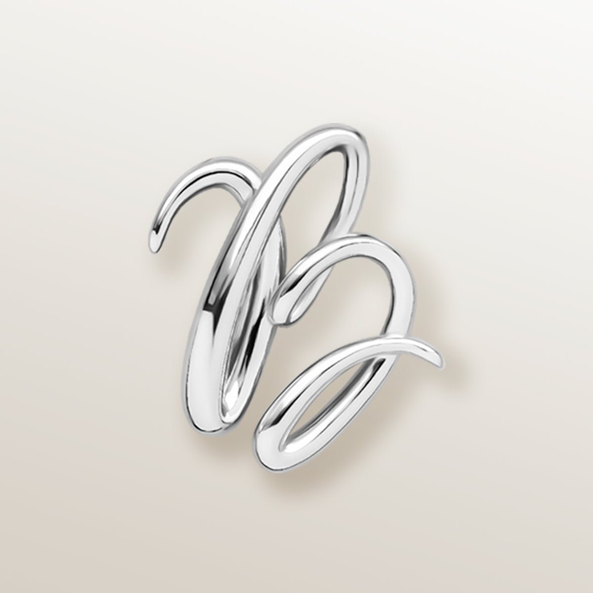 STERLING SILVER LARGE INITIAL