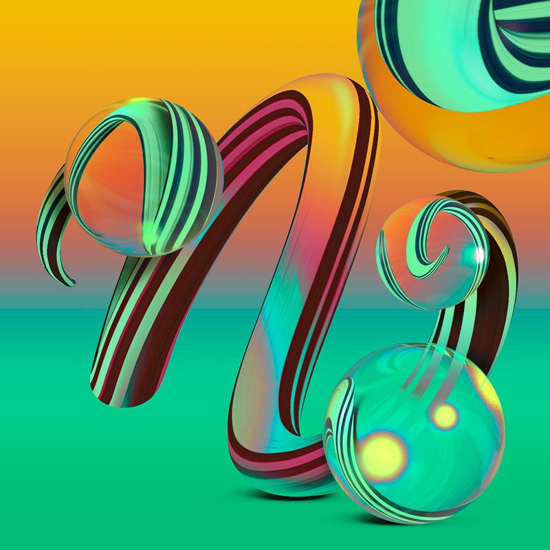 Colgante Inicial N Plata Vermeil Amarillo grande - Victoria de la Calva