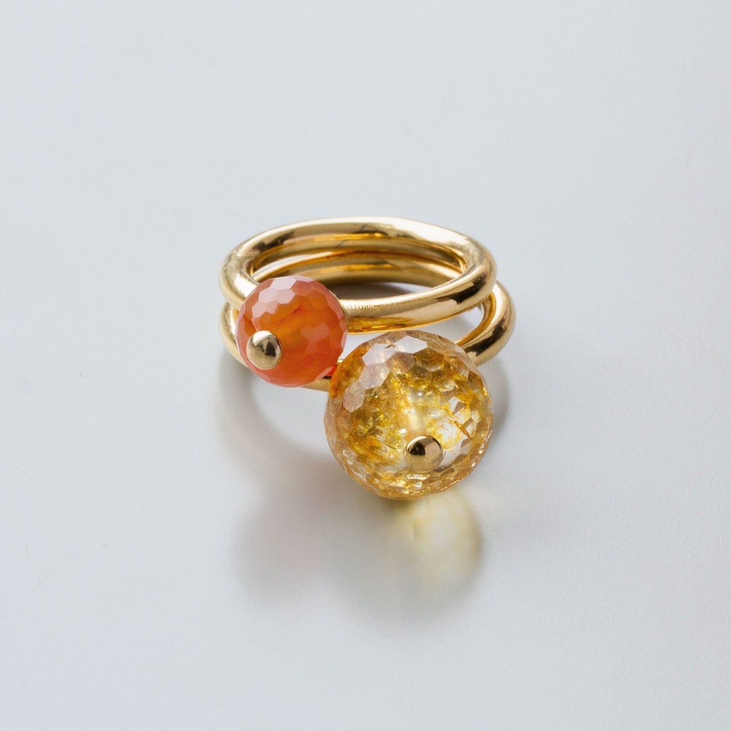 PACK 2 ANILLOS CALABAZA SILVIA - Victoria de la Calva