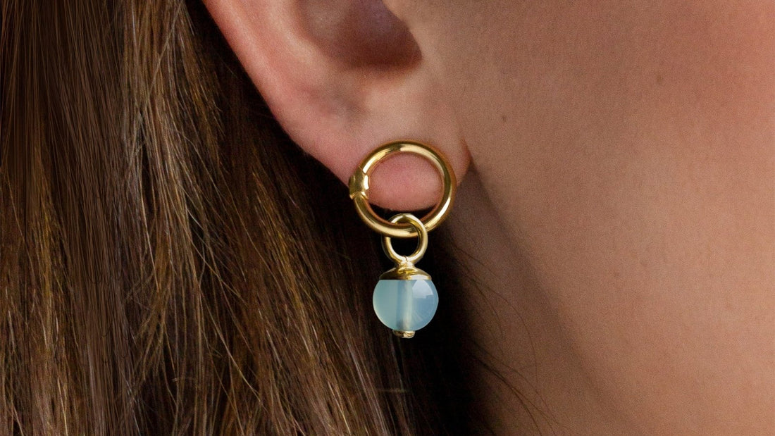 Pendientes de bolitas de colores - Victoria de la Calva